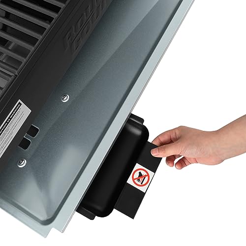 Royal Gourmet GD4002T 4-Burner Tailgater Grill and Griddle Combo, Portable Flat Top Propane Gas Grill with 40,000 BTUs Output for Backyard or Outdoor Cooking, Black