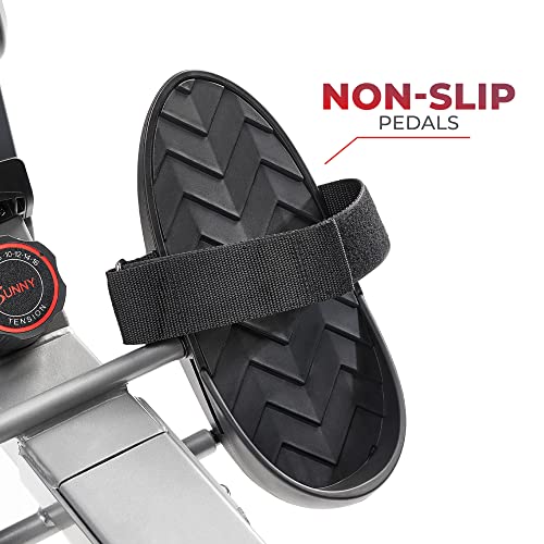 Sunny Health & Fitness Air+ Magnetic Rowing Machine with Exclusive SunnyFit App and Smart Bluetooth Connectivity -SF-RW520008