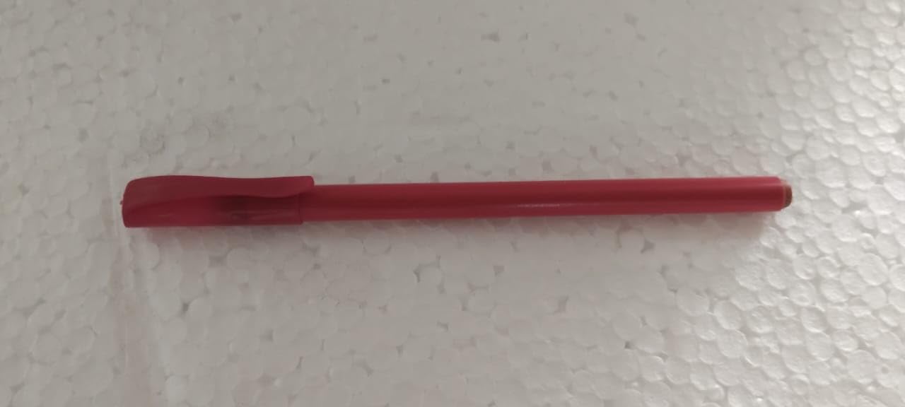 Smooth Write Ball Pen With Fine Tip Comfortable Grip Perfect for Employees Students Work And Study Use Pen (Pink)