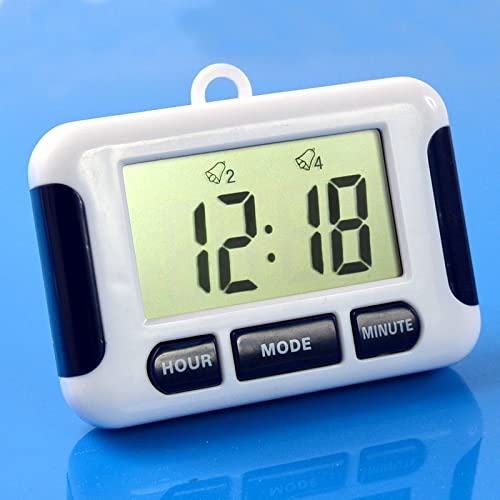 Digital Kitchen Timer Bell Alarm Clock Sleep Multifuctional Countdown 5 Groups Timer Kitchen Supplies(Gray)