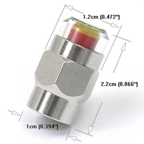 Gozens 26-80psi TPMS Tire Pressure Monitor Valve Stem Cap Tyre Sensor Indicator (28 PSI)
