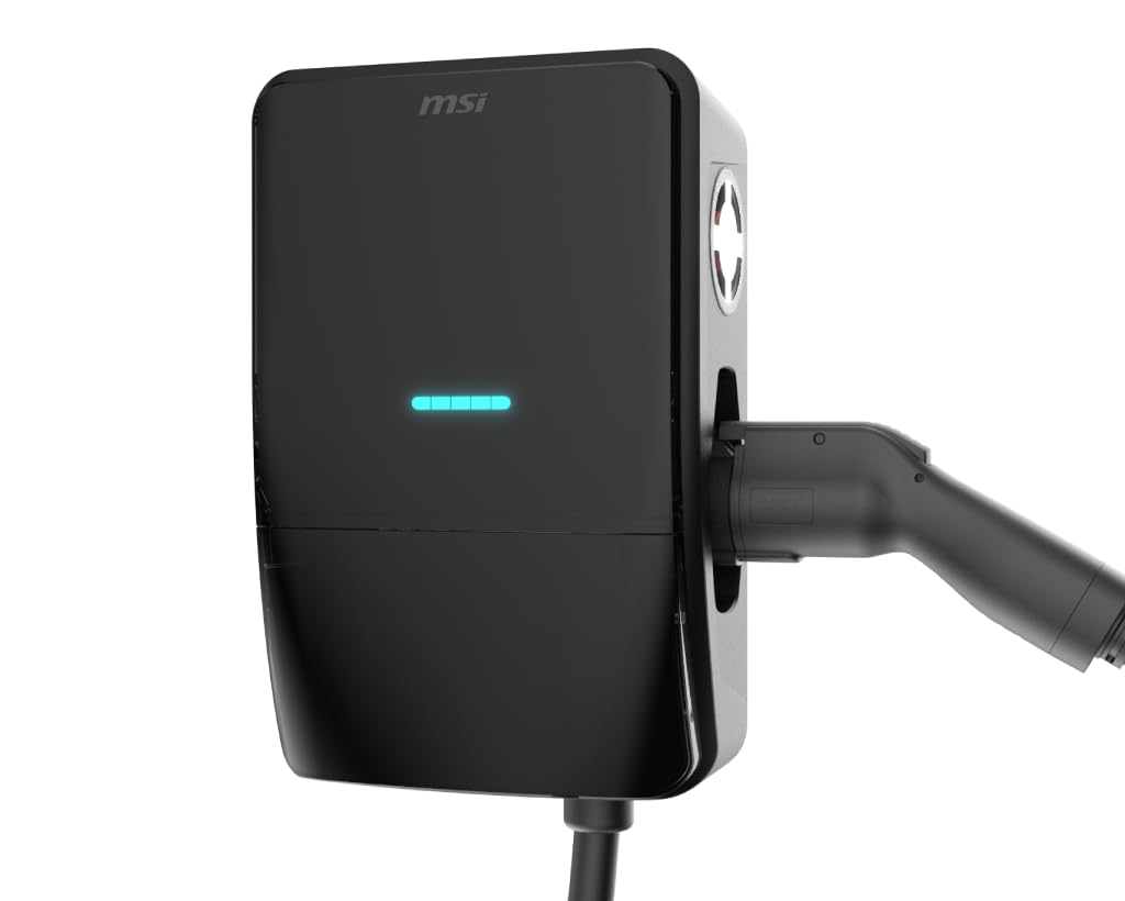 MSI EV Life Type 1 (J1772) NEMA 14-50, Level 2 Charger, 240V, 40A, 9.6KW, IP55 Rated-Water and dust Resistant, IK08 Impact Resistant, UL2594 Certified, Energy Star, 5 Years Warranty