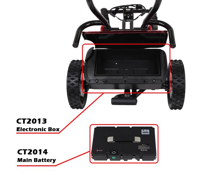 CaddyTrek R2 Black Remote Follow Golf Caddy