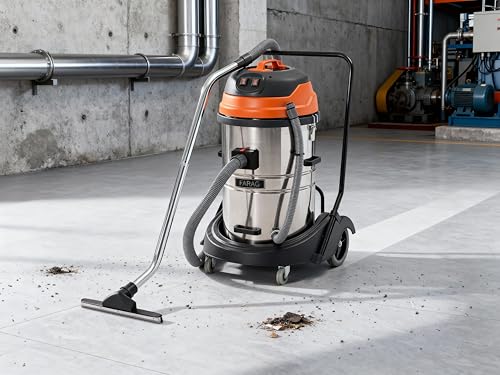 Industrial Wet/Dry Vacuum Cleaner | 2 Motors | 2000 Watt Power | 225 CFM | 21-Gallon Capacity JM773