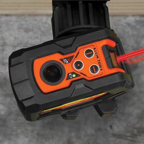 Klein Tools 93LCLS Self-Leveling Class II (≤ 1mW) Laser Level with Bright Red Cross Lines and Plumb Spot, Magnetic and Ceiling Clamp Mounting