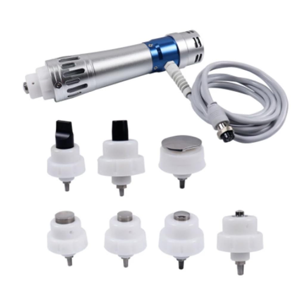 Shockwave Therapy Machine, Effective Electromagnetic Extracorporeal Shock Wave Therapy Machine Pain Relief Body Massager Muscle Relax Massage Gun with 7 Massage Heads