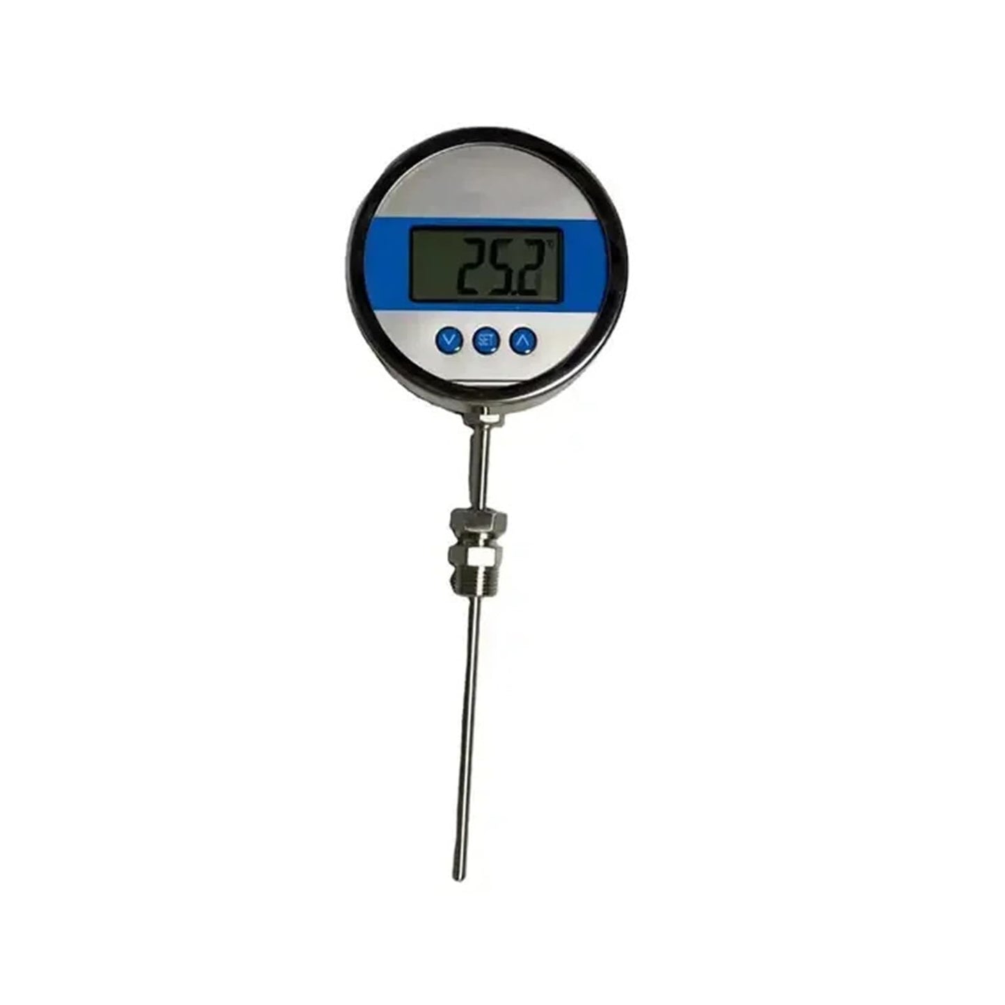 XDAEZWFQ 1pcs Battery Powered on-site Temperature Display Instrument, and Anti-Corrosion Integrated Digital Thermometer(500mm)