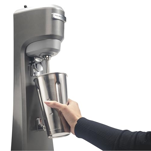 Hamilton Beach Commercial HMD200R Single-Spindle Drink Mixer, 3 Speed Universal Motor, Hands-Free Operation, NSF Certified