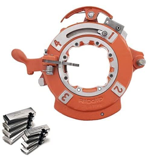 RIDGID 47750 Threading Machine Alloy NPT Pipe Dies for 1-Inch to 2-Inch Universal Die Heads, Right-Handed, Silver