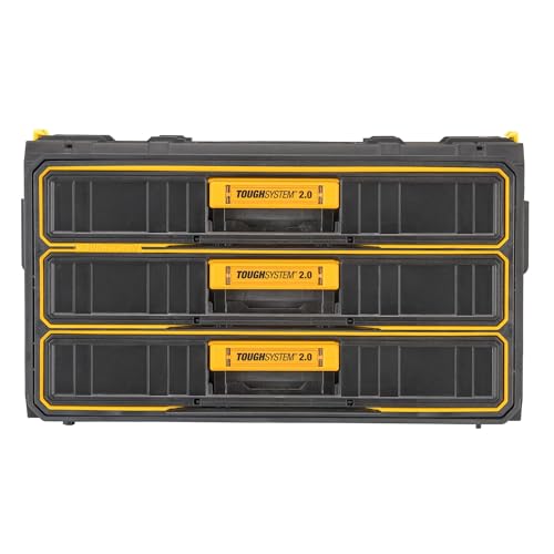 DEWALT TOUGHSYSTEM 2.0 Tool Organizer and Storage 3 Drawer Unit (DWST08330)