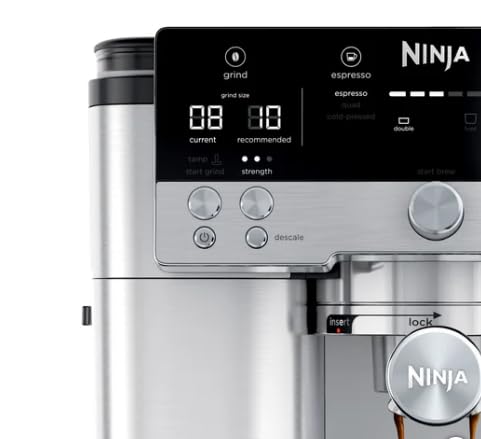 Ninja Luxe Café Signature Series ES655CCO 3-in-1 Espresso, Coffee and Cold Brew Machine (Renewed)
