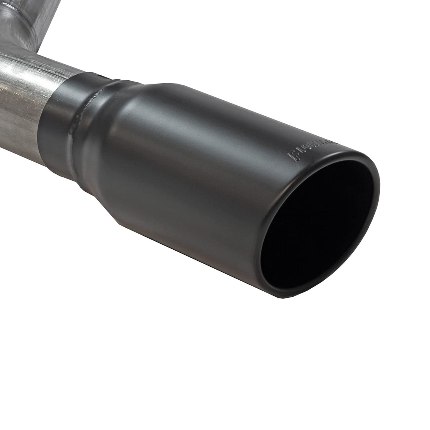 Flowmaster 717930 FlowFX Cat-Back Exhaust Kit Single Side Exit 3.5 Inch 409 Stainless Steel 5 Inch Black Ceramic Coated 304 Stainless Steel Tip Compatible with 2014-2024 RAM 2500 3500 6.4L 2/4WD