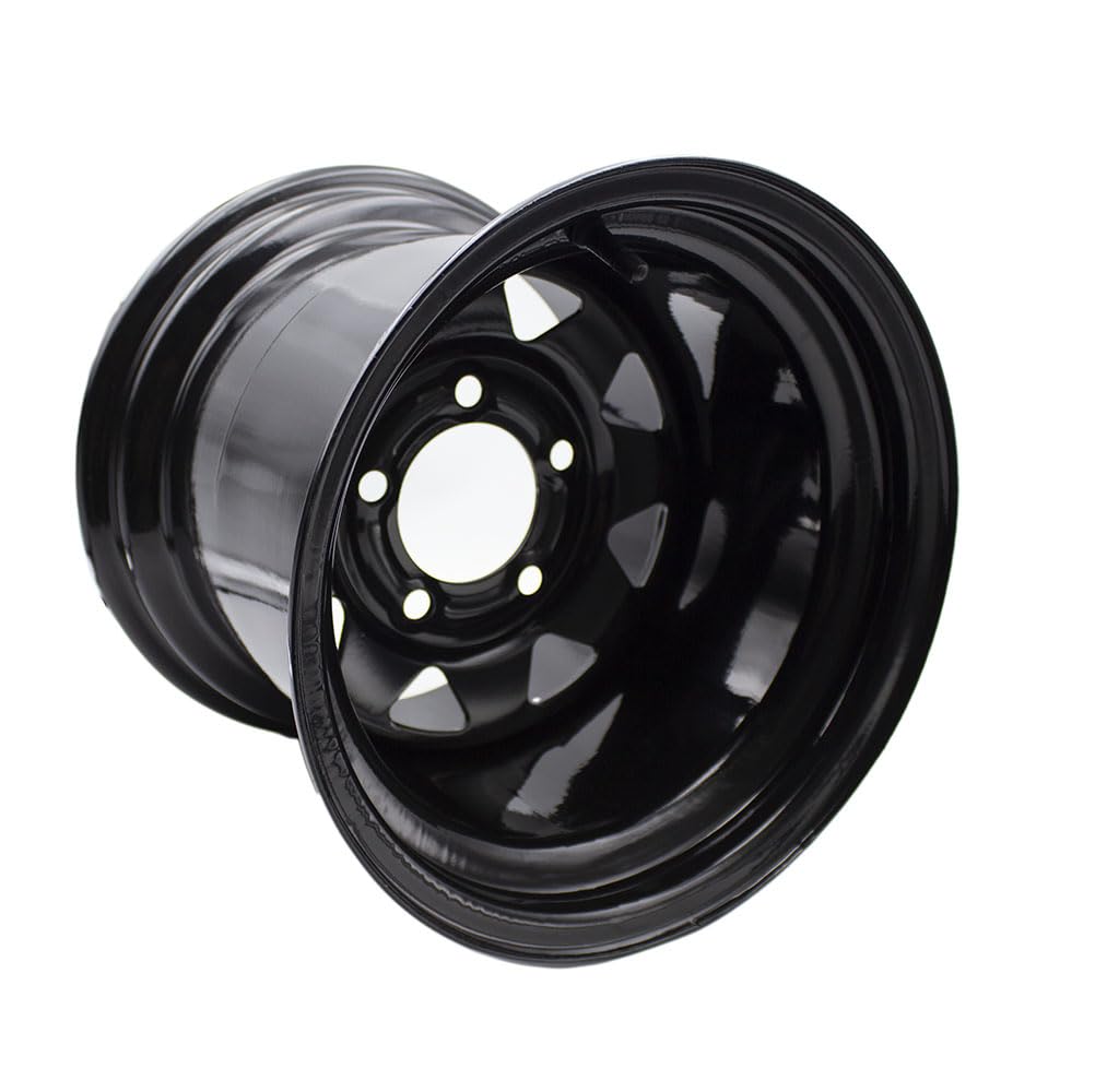 ATV RTV Mower Rim 12x10.5 WHEEL RIM 5/4.5 for Zero Turn Riding Garden Lawn Mower Compact Tractors Heavy Equipment 12 x 10.5 Rim 5 Lugs Bolt Circle 4.5 inch,backspace 4.75 inch