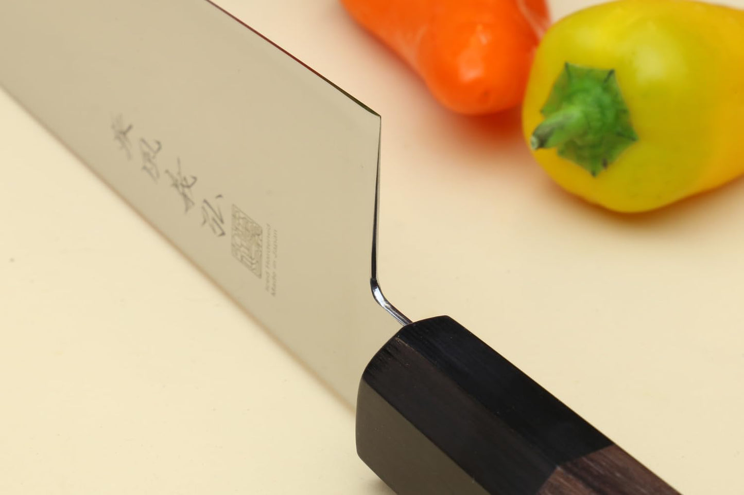 Yoshihiro AUS10 Ice Hardened Stainless Steel Wa Gyuto Japanese Chef Knife Rosewood Handle (8.25"(210mm))