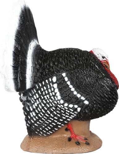 Delta McKenzie Strutter Turkey Archery Target - Lifelike 3D Self-Healing Foam Design, Durable Bow & Crossbow Practice Target for Field Points & Broadheads, Realistic Strutting Turkey for Bowhunting
