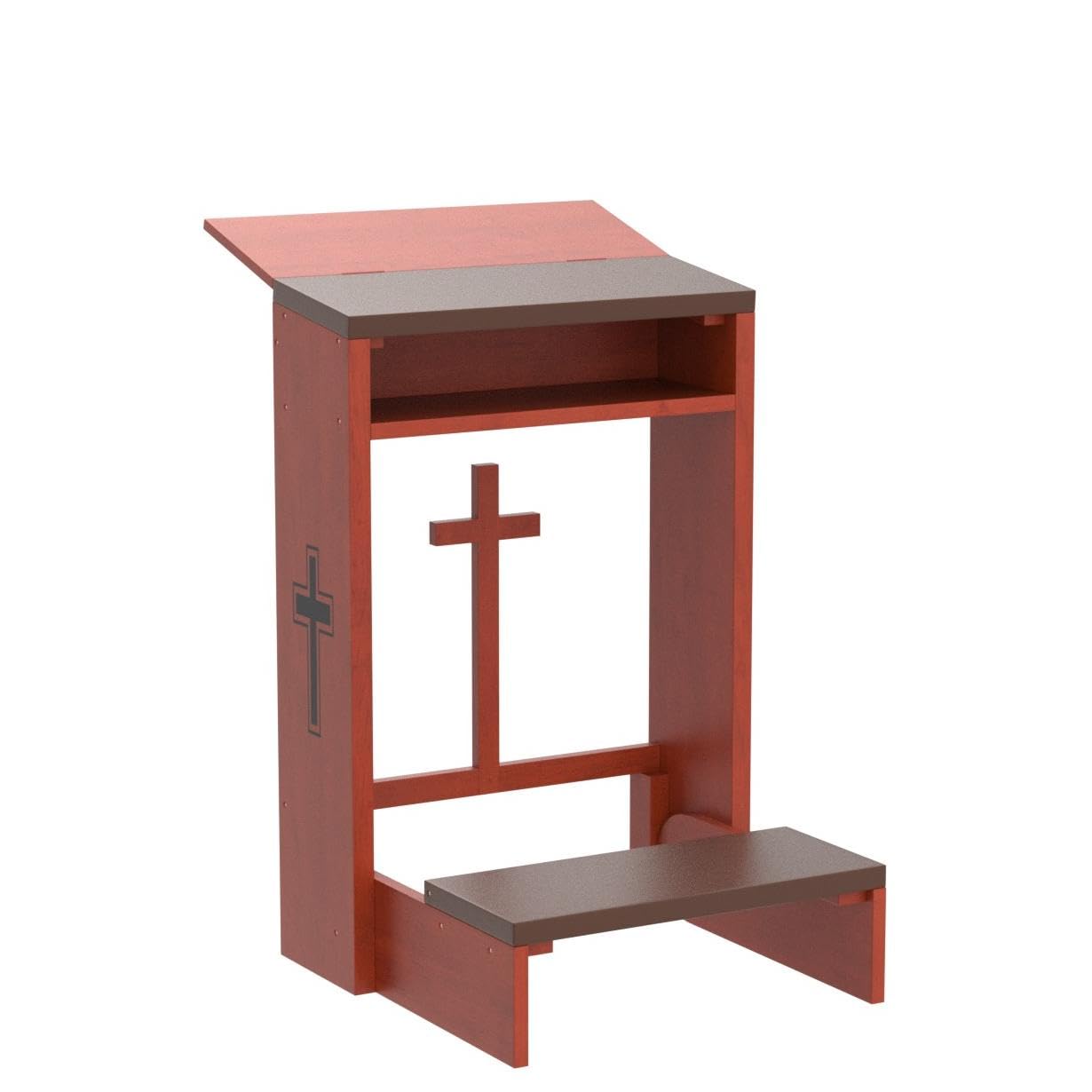 Guangshuohui Prayer Kneeler Pads Wooden Church Kneeler Folding, Kneeling Bench for Home (20" x25"x32"H (50x65x80cm))