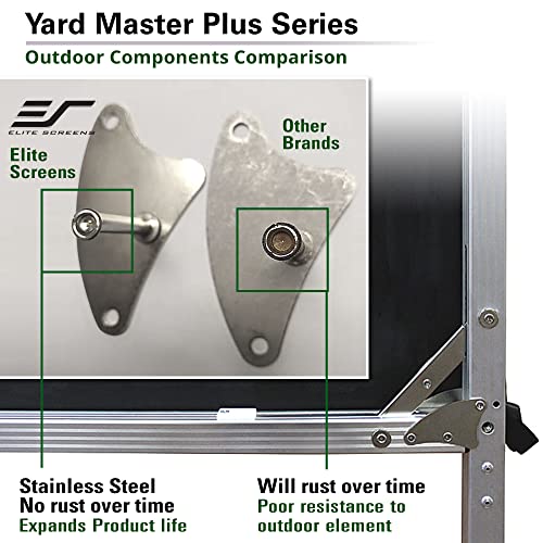 Elite Screens Yard Master Plus, 100-INCH 16:9, 8K 4K Ultra HD 3D Ready Indoor/Outdoor Portable Home Movie Theater Projector Screen, Front Projection - OMS100H2PLUS | US Based Company 2-YEAR WARRANTY