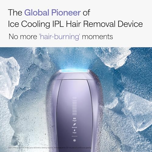 Ulike Laser Hair Removal Air 10 Deluxe Version IPL for for Women and Men with Ice-Cooling Technology, Nealy Painless and Permanent Hair Reduction, at Home Hair Removal in 10mins with Skin Sensor