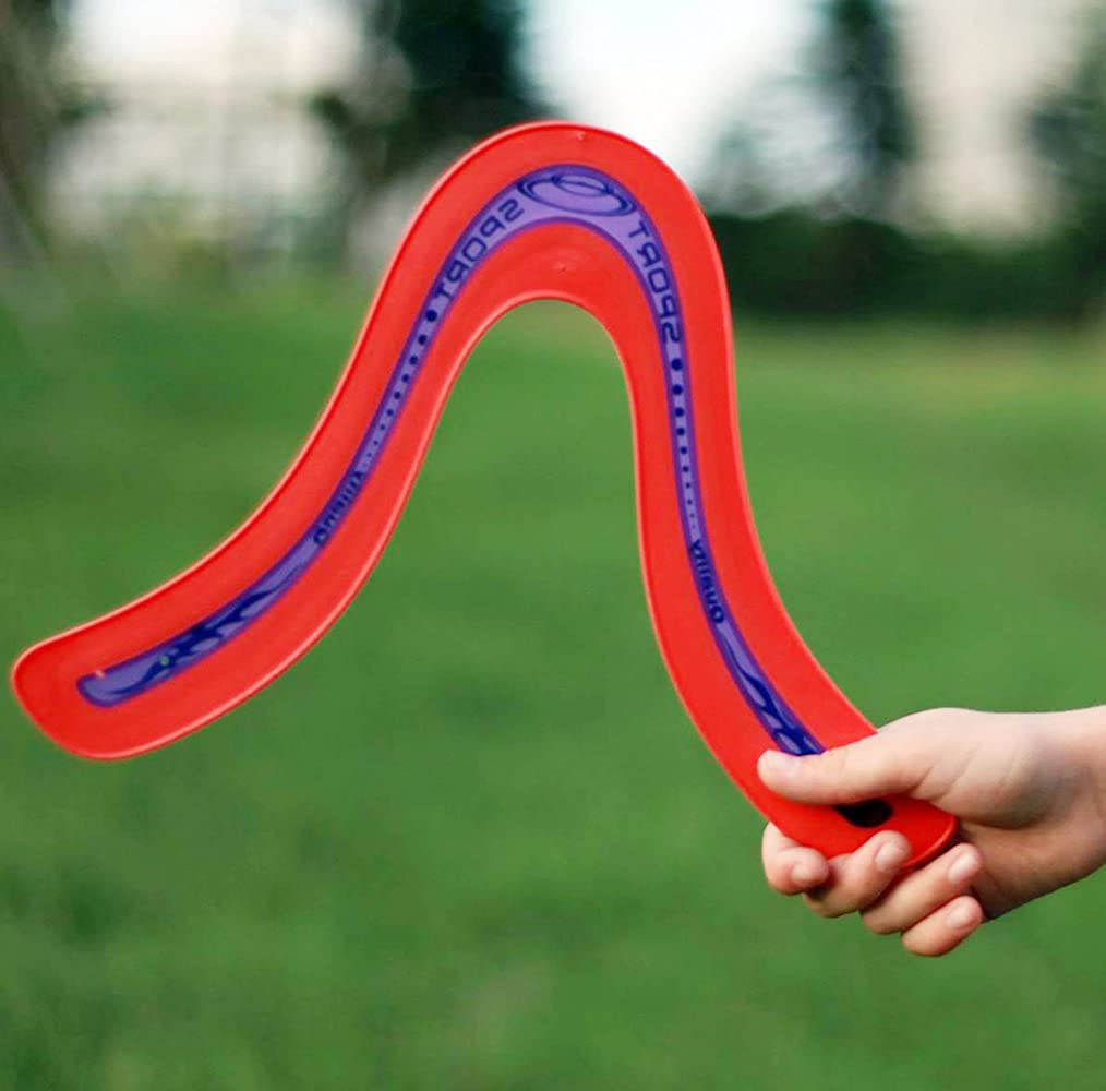 Liberty Imports 6 PCS Flying Ring Combo Pack Sports Plastic Pro Discs, Rings and Boomerangs - Lightweight Sports Outdoor Games Toys for Kids and Adults