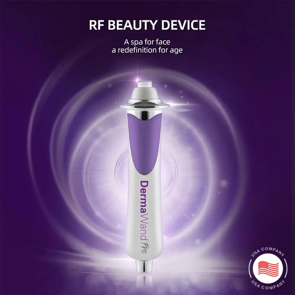 DermaVitál - Facial Wand - Derma Wand Pro Portable Handheld Skin Therapy Wand Machine Argon/Neon – Anti-Aging,