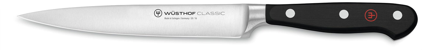 WÜSTHOF Classic 6" Utility Knife, Black