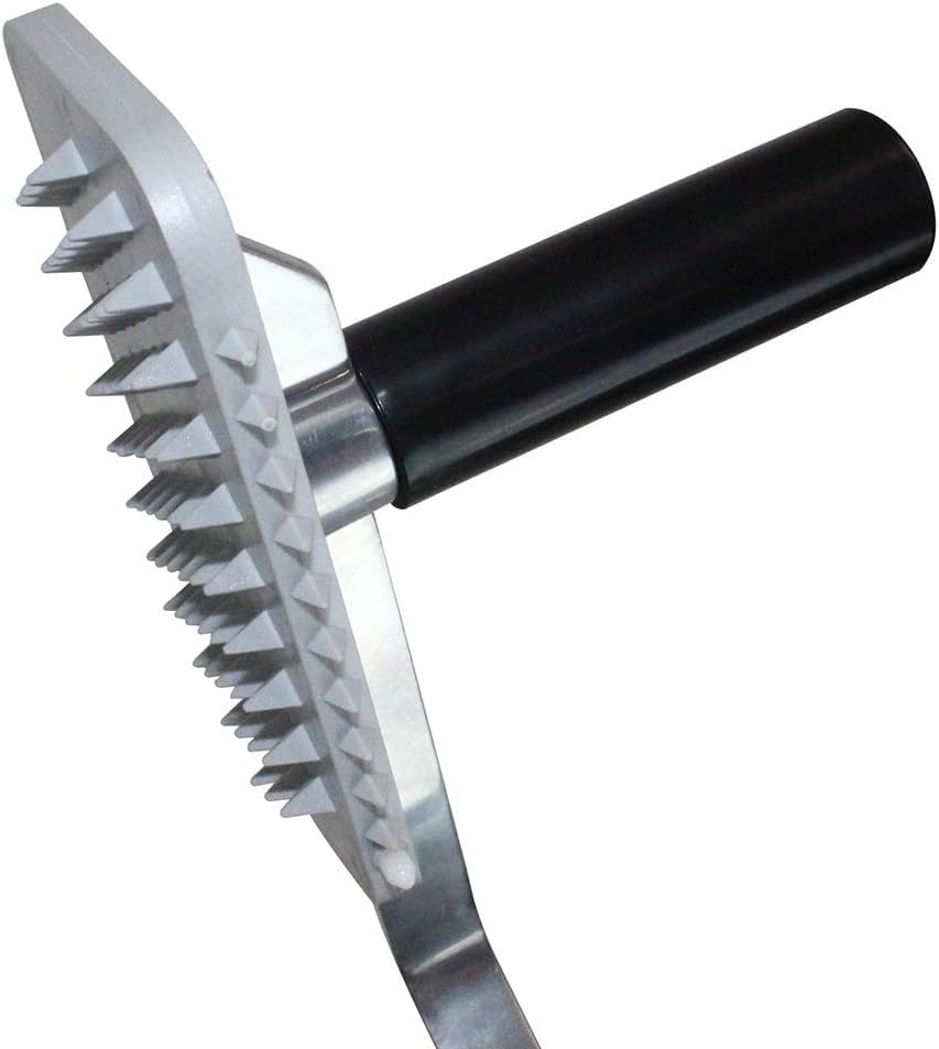 Paladin Equipment 12" Commercial Electric Manual Heavy-Duty Meat Slicer with 1/2 HP Gravity Feed,peak power 850W, Anodized Products,Adjustable Thickness for Meat,Cheese,Veggies Ham Fruit