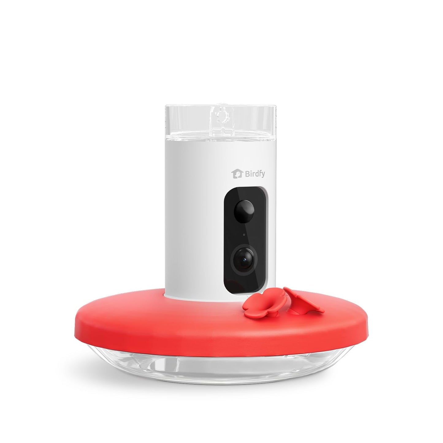 Birdfy Smart Hummingbird Feeder with Camera for Outdoor Hanging, Wireless Bird Watching Camera Auto-Capture Motion Video & Send Instant Alerts, Battery-Powered, Ant and Bee Proof, Leak-Proof, 14 Oz