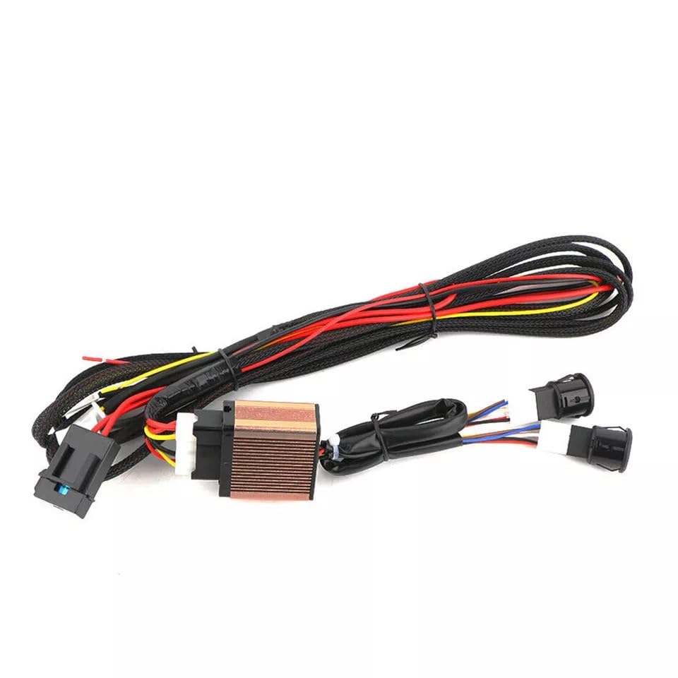 ZFQMGDD 4Pads Carbon Fiber Car Seat Heater Kit w/Switch 3 Level Assy auto Parts