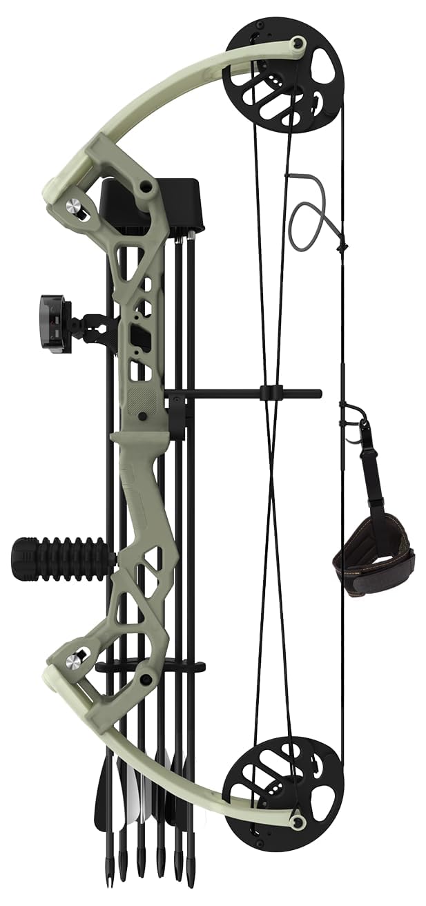 Sanlida Archery Dragon X6 Compound Bow Kit for Youth, Kids & Beginners, Bow and Arrows Set, 19”-28” Draw Length, 15-30 LBS Draw Weight, RH Only