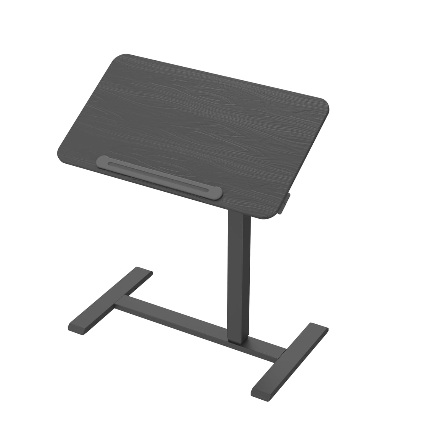 TopJob AnyDesk Nest Pro Sit Standing Desk, Portable Folding Stand Desk with Hidden Wheels, Computer Workstations, Home Use, Couch Side Table, Bedside Table, Kitchen Prep Table, Cordless (Black)