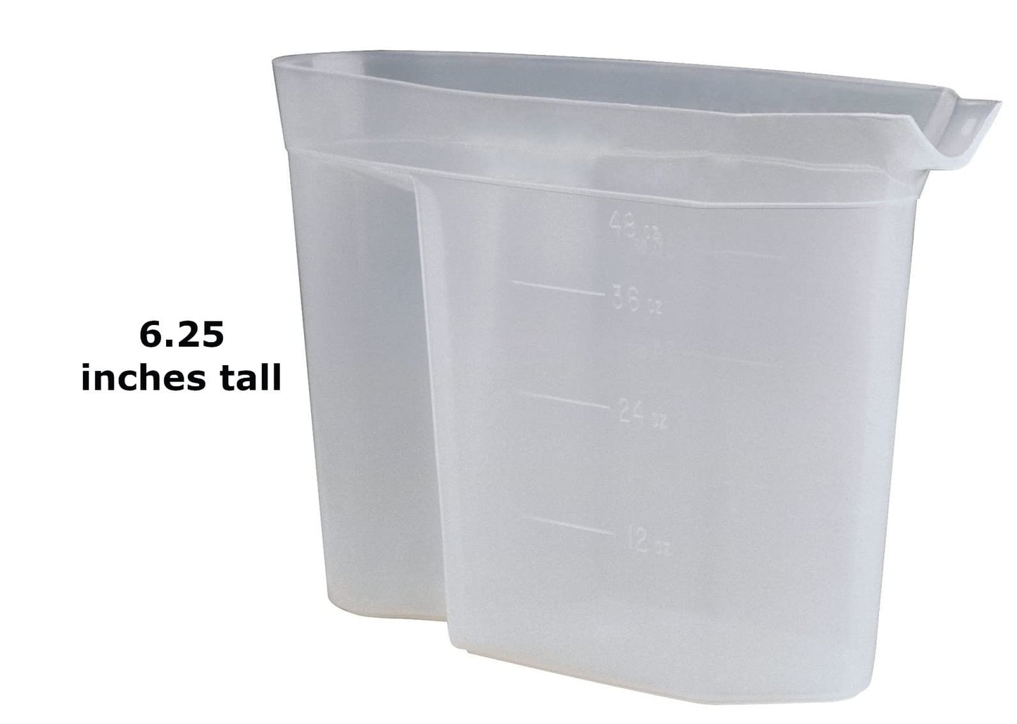 OCSParts 48 oz Water Pitcher, Convenient Compact Design, Great for Bunn Velocity Brew, BX, BT, BTX, GR and Keurig Machines, Accurate Measuring, Handle Design for Easy Pouring