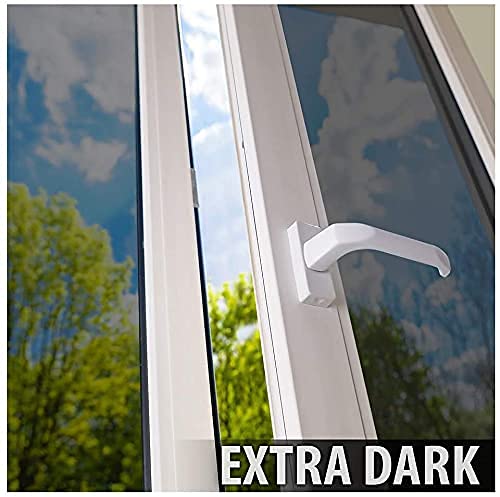 BDF S05 Window Film Daytime Privacy and Heat Control Mirror Silver 5 (Very Dark) - 36in X 49ft