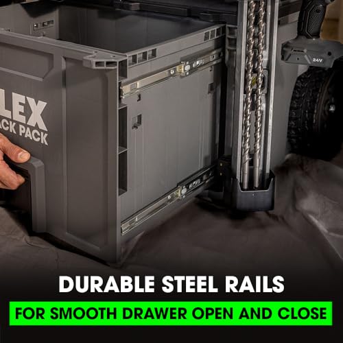 FLEX STACK PACK Storage System Rolling 1-Drawer Tool Box - FS1108