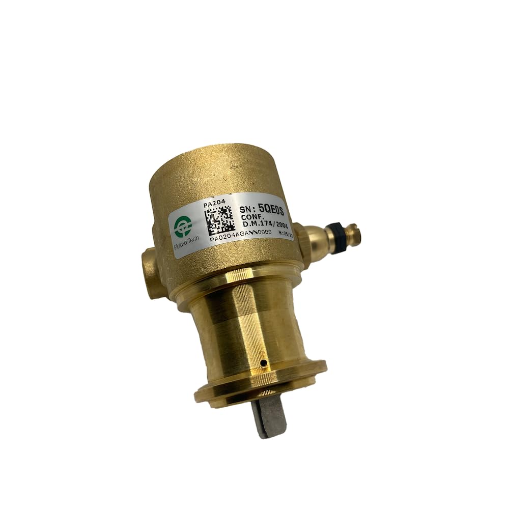 ‎FLUID-O-TECH 3/8" ROTOFLOW COFFEE MACHINE WATER PUMP HEAD PA204 ROTARY VANE 200 LPH Clamp Connection, for Commercial Espresso Machines
