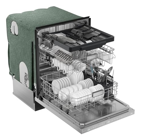 Sharp SDW6888JS 42 dBA Stainless Fully Integrated Built-in Smart Dishwasher