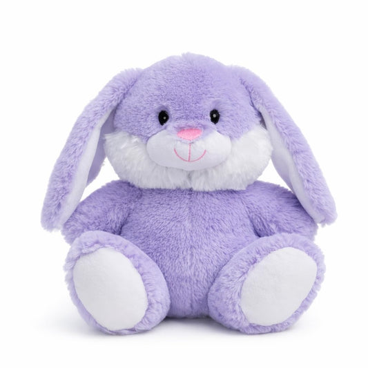 HollyHOME Easter Bunny Stuffed Animal Stuffed Bunny Plush Soft and Cuddly Stuffed Rabbit Easter Gift for Kids Baby Girls 10 inch Purple