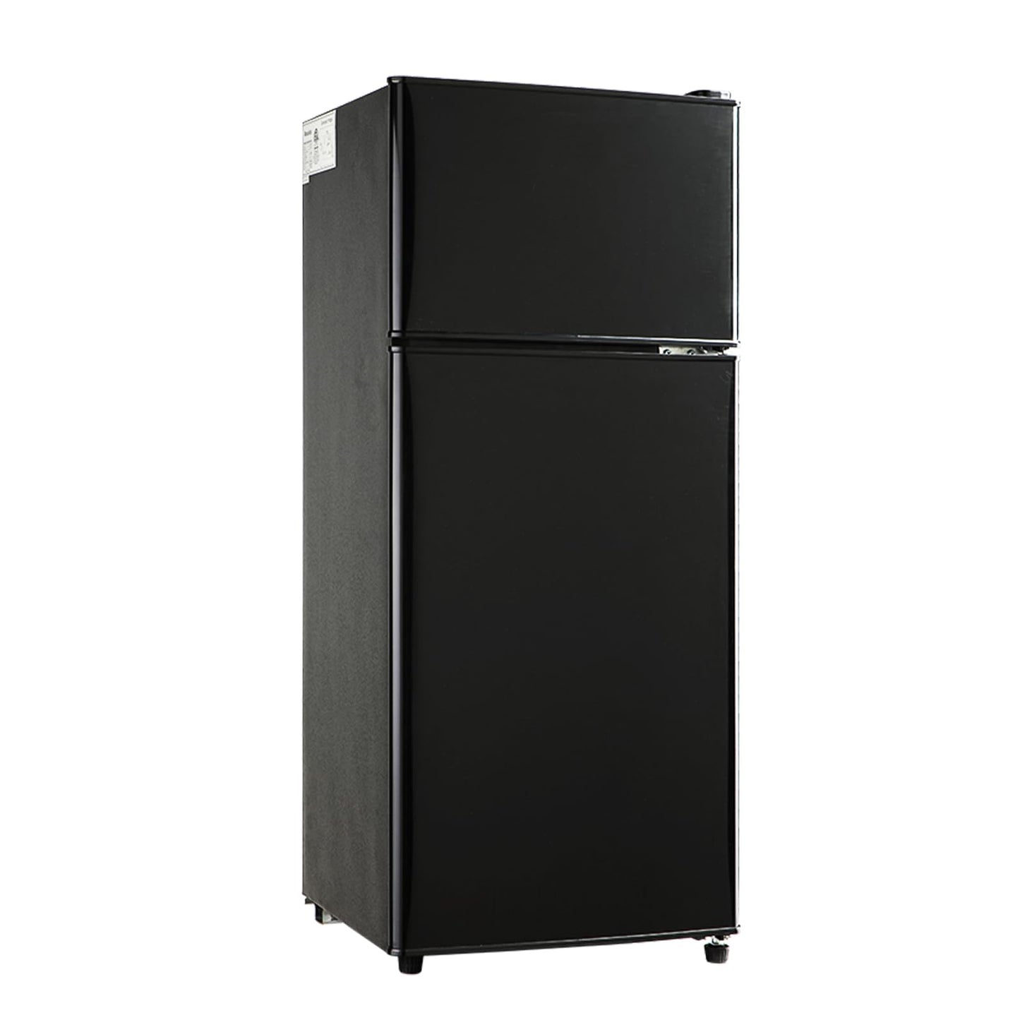 Iorbur 3.5Cu.Ft Compact Refrigerator, Small Refrigerator with freezer, Retro Fridge with Dual Door, 7 Level Adjustable Thermostat for Garage, Dorm,Bedroom, Office, Apartment-Black