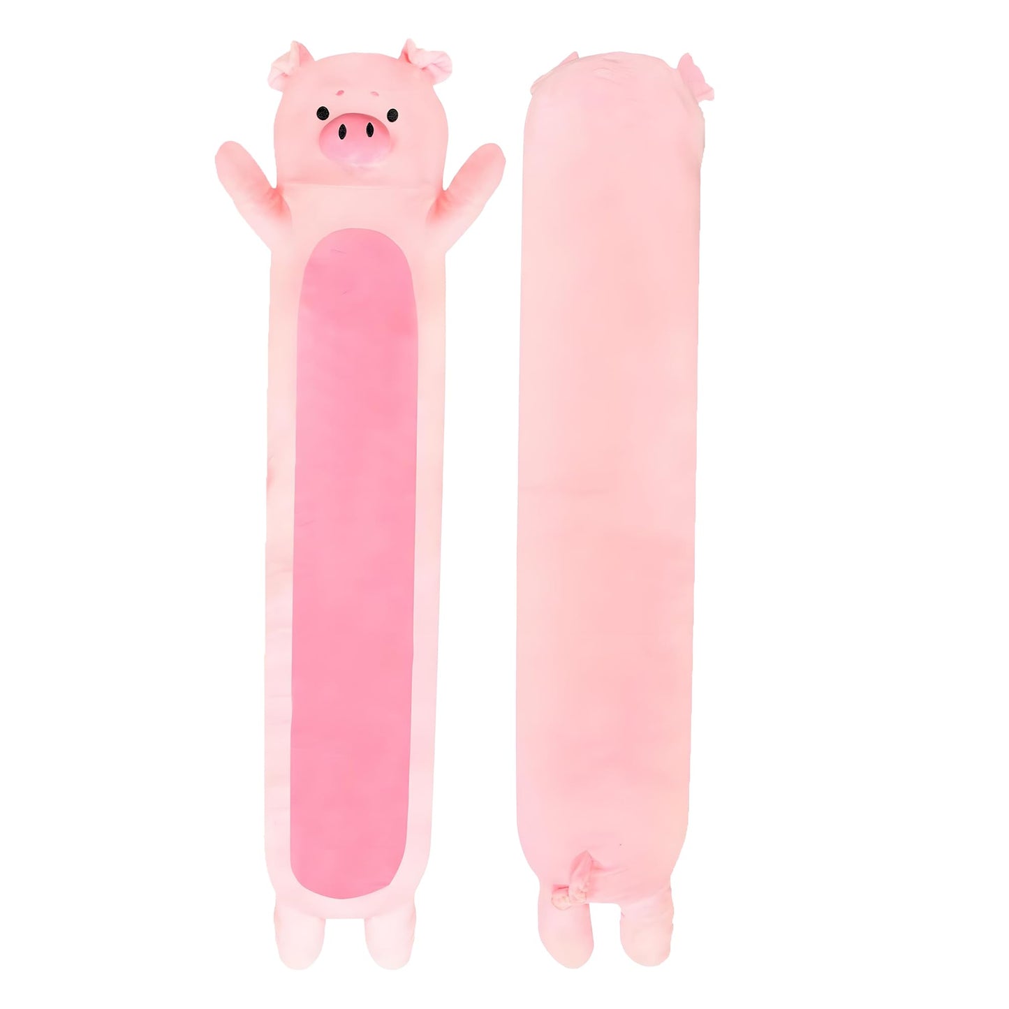 Cuddle Paws Big Pig Plush Body Pillow for Kids | Long Stuffed Animal Cuddle Pillow | Soft Hugging Toy | Plushie Gift for Girls & Boys | Long Plush Body Pillow for Comfort | Small, 23 Inches