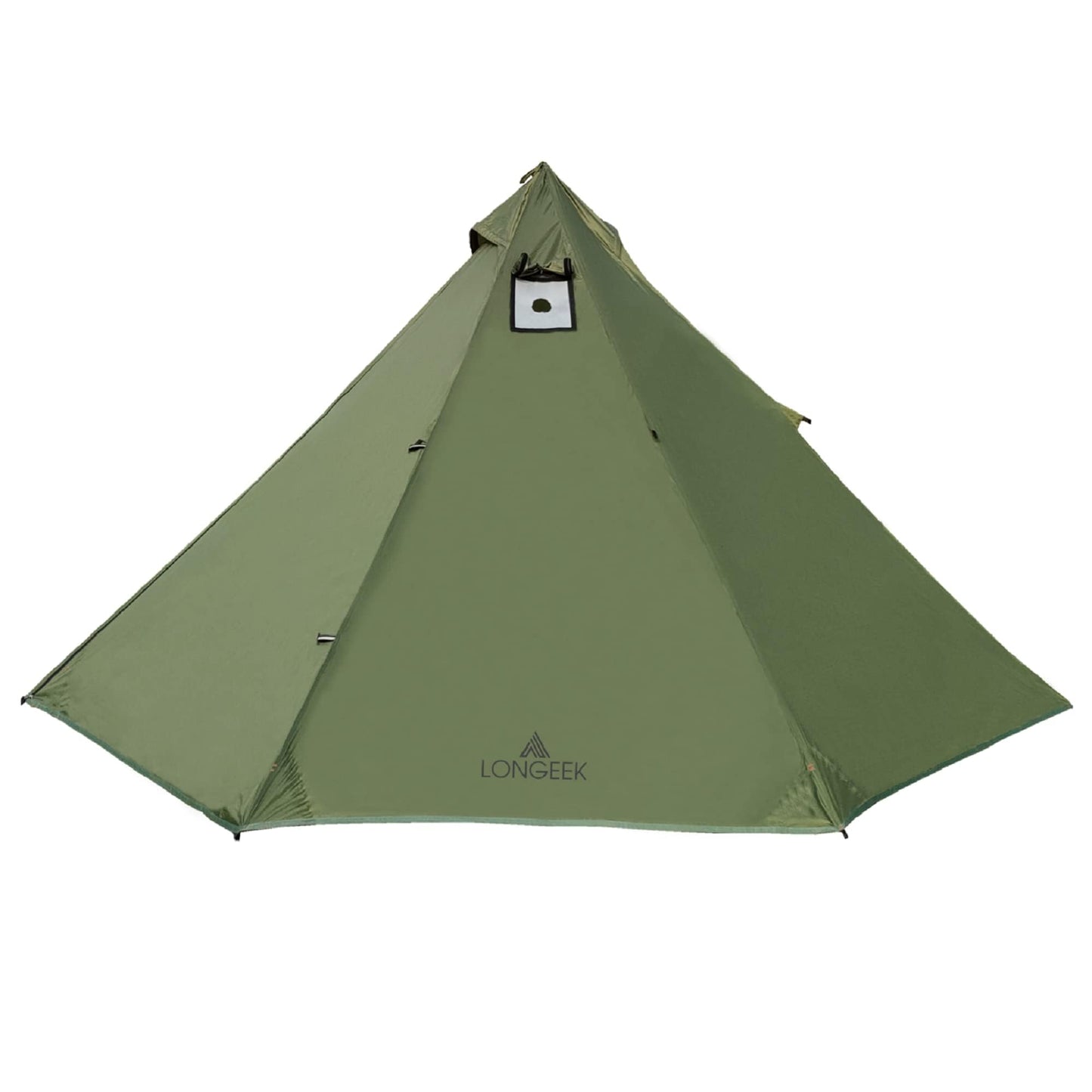 Longeek 4 Person Camping Tent 4 Seasons Backpacking Ultralight Easy Up Hot Teepee