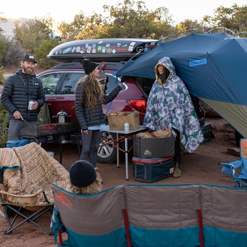 Kelty Sideroads Awning Shelter for Car Camping, Tailgating, and Summer Beach Trips, Protection from Elements and UV, Universal Mount, Sturdy Steel Frame, Easy Setup