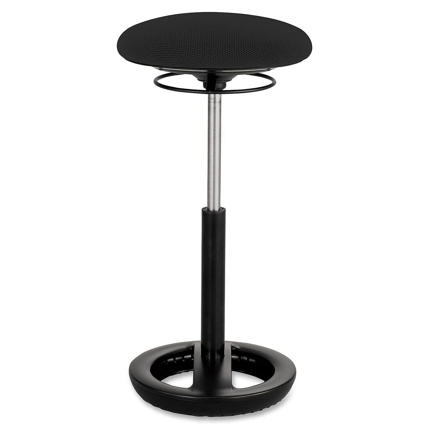 Safco Twixt Active Movement Seating Chair, Ergonomic Support, Extended Height, Black Mesh