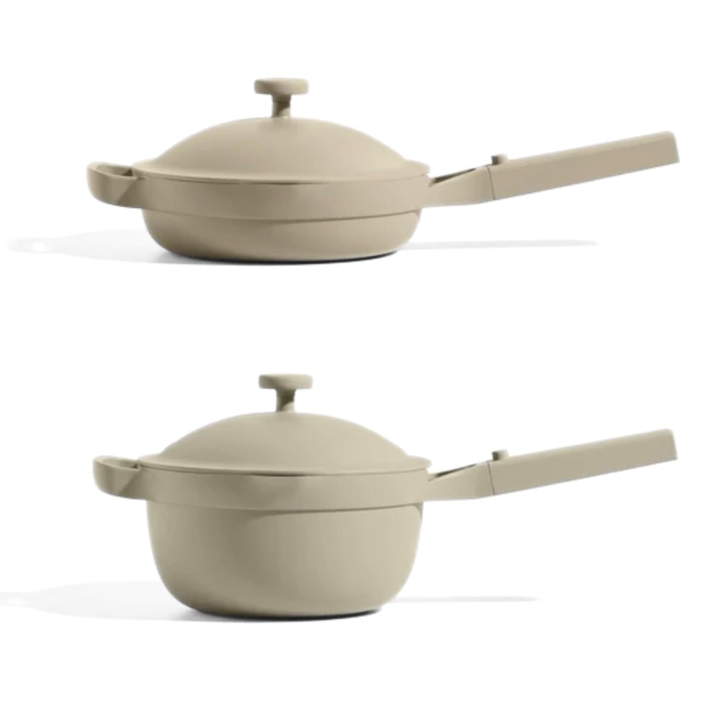 Our Place Mini Cookware Duo | 6-Piece Ceramic Cookware Set with Mini Always Pan & Mini Perfect Pot | Induction & Oven Safe up to 450°F | Nonstick, PFAS-Free Non-Toxic Cookware | Steam