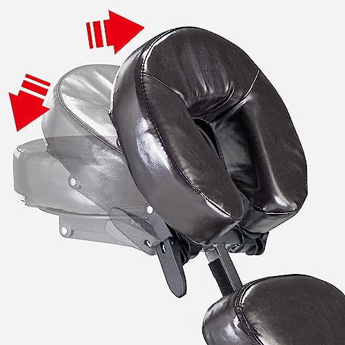 Master Massage Bedford Portable Light Weight Massage Chair, Burgundy, with Carry Case