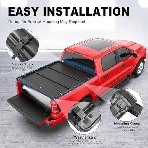 MOSTPLUS Roll-Up Soft Vinyl Truck Bed Tonneau Cover Compatible with 2022 2023 2024 2025 Toyota Tundra Styleside 5.5FT-66.7 inch