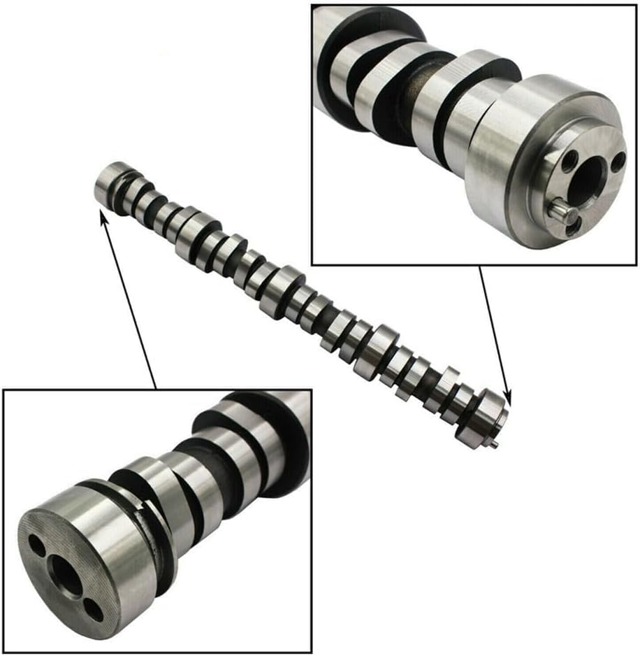 Zieichy Stage 2 24 Camshaft .553/.553 Engine Camshaft Hydraulic Roller Low Lift Cam TSPLL212218 Camshaft Fit for GM Truck LS 4.8 5.3 6.0 6.2L 1999-2013，Replace TSPLL212218,12565308, 19355738, 12561721