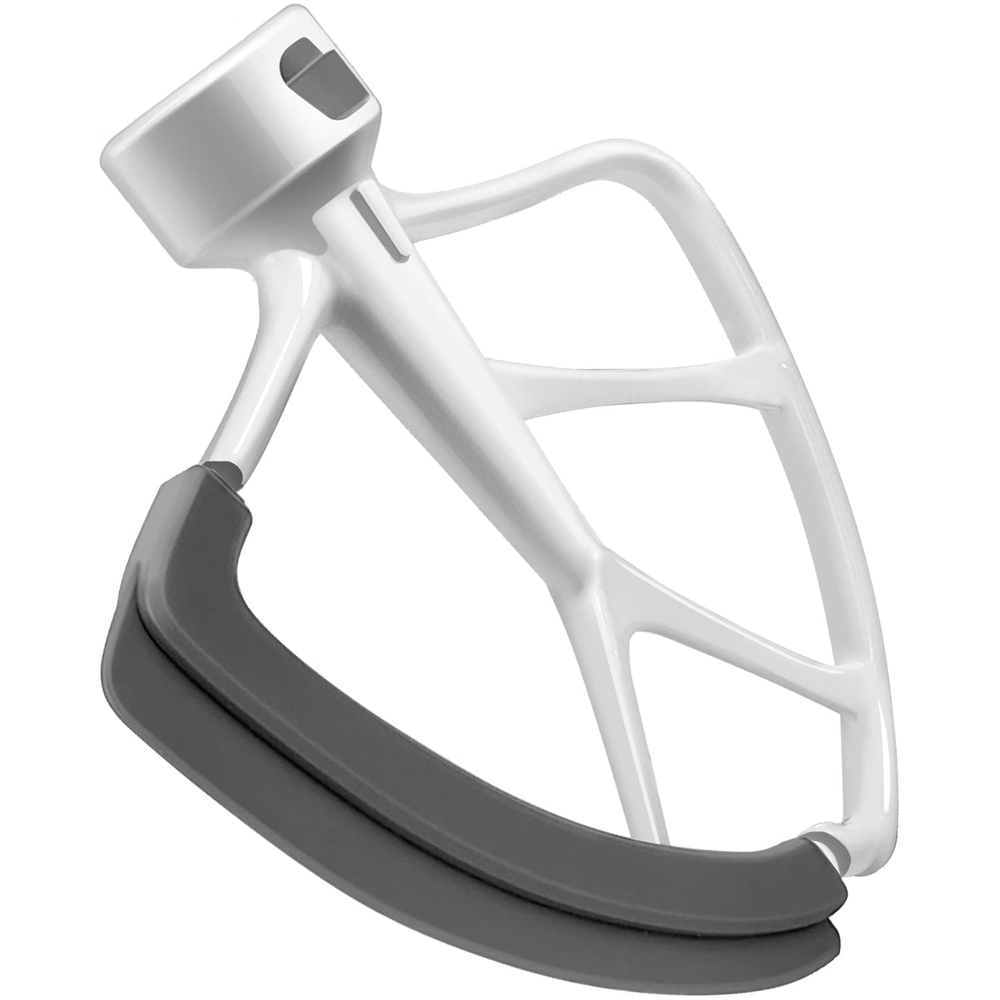 KITCHPOWER 4.5-5 Quart Flex Edge Beater for Tilt-Head Stand Mixers White
