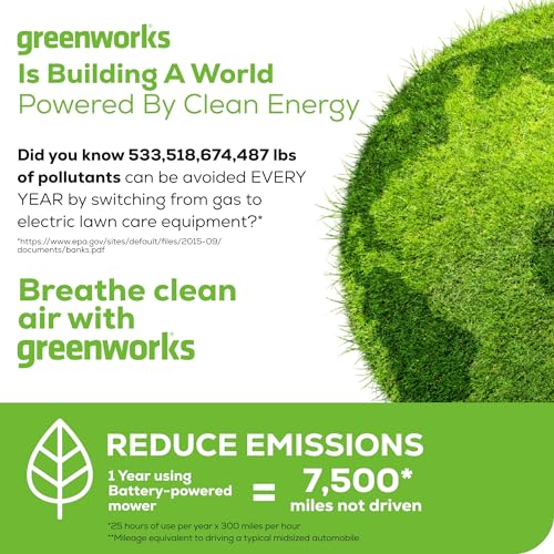 Greenworks 80V 25" Brushless Cordless (Self-Propelled) Dual Blade Lawn Mower (LED Headlight + Aluminum Handles), 4.0Ah Battery and Rapid Charger Included