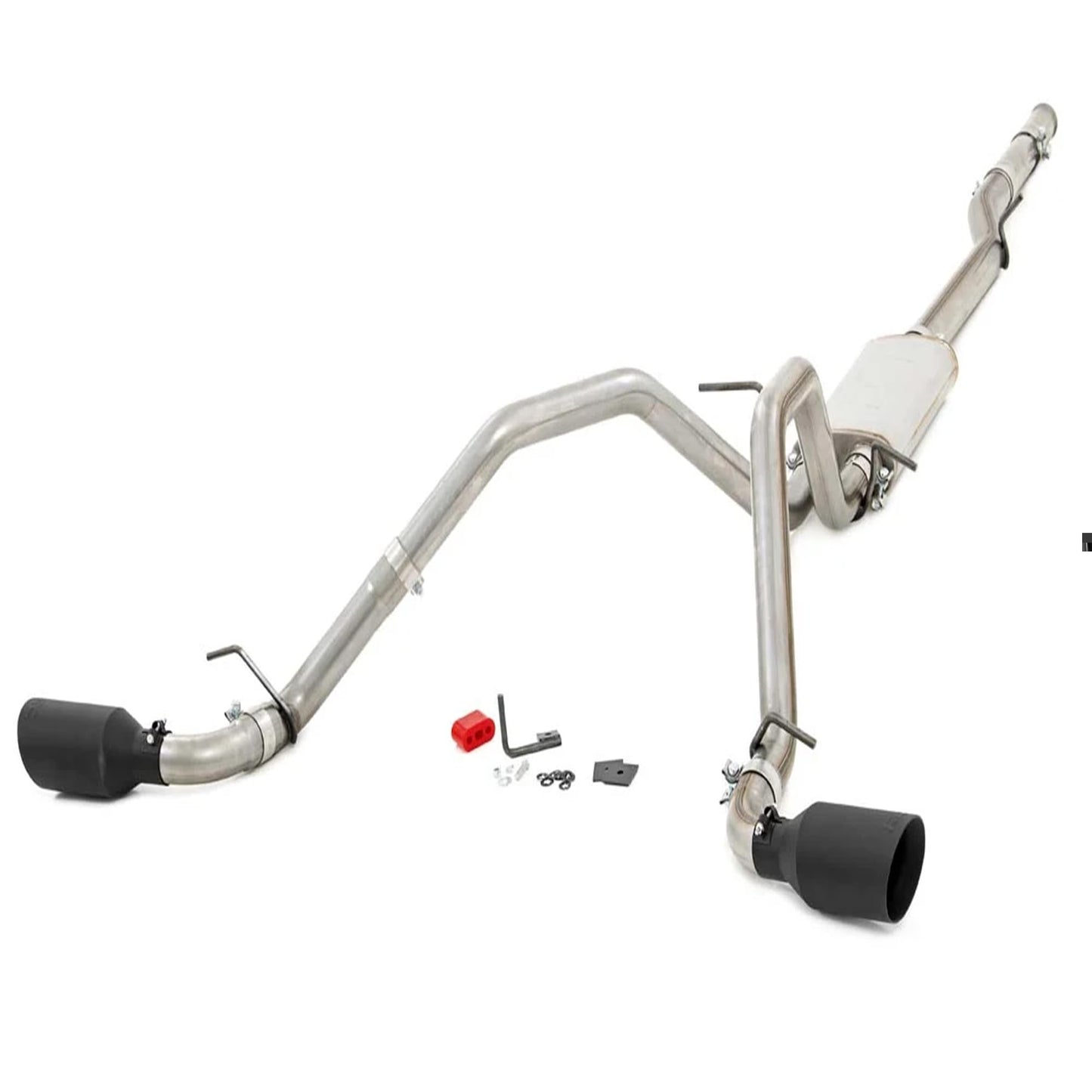 Rough Country Dual Cat-Back Exhaust for 2014-2018 Chevy/GMC 1500 | 5.3L - 96007