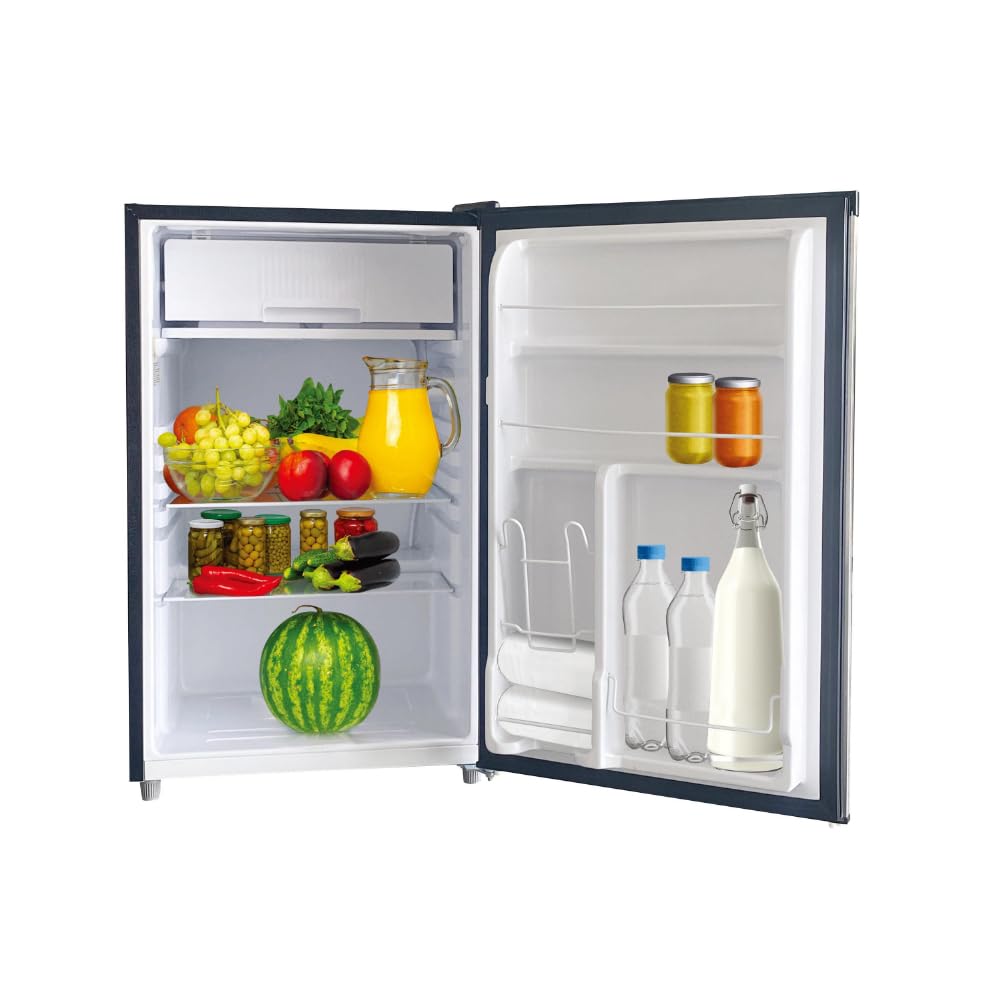 Frigidaire Compact Fridge, 4.5 Cubic Feet, Stainless Steel