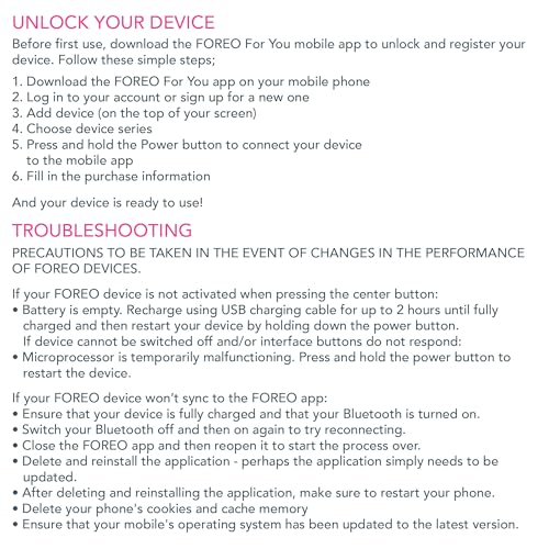 FOREO Bear mini App-Connected Microcurrent Facial Toning Device with 3 Intensities, Lavender
